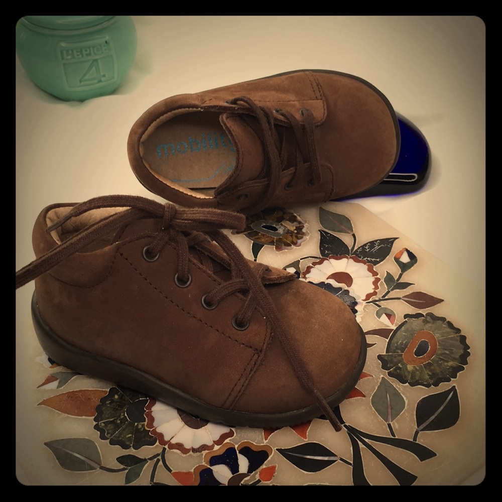Mobility Oxford brown leather brown leather walker